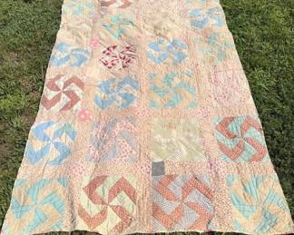 Vintage Pinwheel Block Quilt
