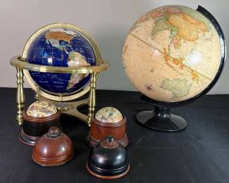 8 Gemstone Globe Lapiz Other Globes