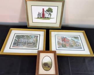Jane Jackson rainbow Row, bend In Church Street Prints And More