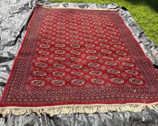 Karastan Oriental Classics Red Bokhara 6 X 9 Wool Rug