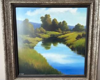 Original Oil By David Marty