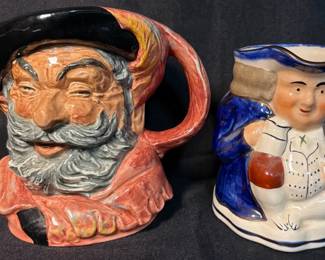 vintage Royal Doulton Sir John Falstaff Toby Mug A antique ceramic Toby jug