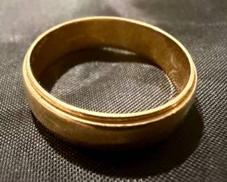 14k Art Craved gold ring - 5.25g
