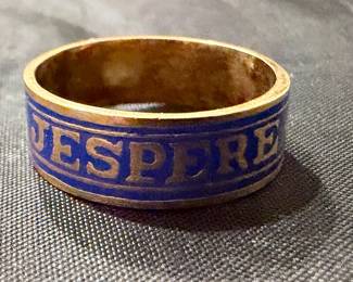 14k Jamie ET Jespere ring 