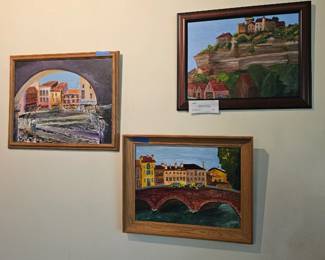 Several pieces of art through out the house!