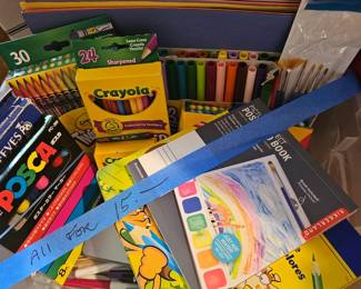 Kids art supplies