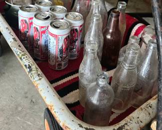 Miscellaneous soda bottles