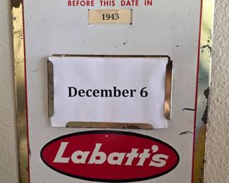 Labatt Beer Calendar