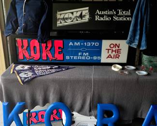 KOKE FM Light up Sign and Flat Sign