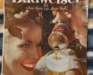 Lot of Budweiser Ads