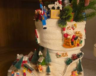 Vintage Santa Boot Filled with Vintage Christmas!