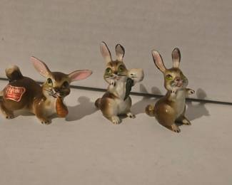Miniature Porcelain Bunny Rabbits