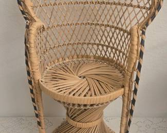 Wicker Chair Doll size