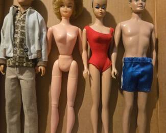 Vintage Barbie & Ken Dolls