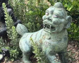 bronze foo dog 