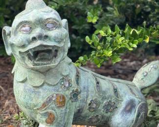 Bronze foo dog 