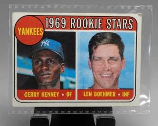 1969 Topps Yankees Rookie Stars Card