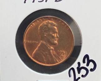 1951-D Lincoln Wheat Cent