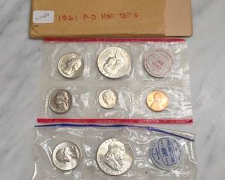 1961 P & D U.S. Mint Sets