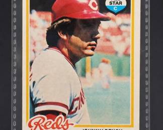 1978 Topps Johnny Bench Card
