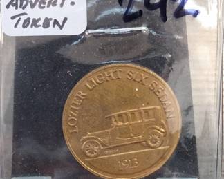1913 Automobile Advertising Token