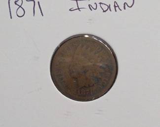 1871 Indian Head Cent