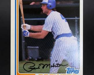 1982 Topps Paul Molitor Card