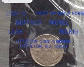1936 Buffalo Nickel