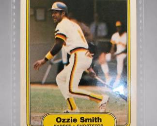 1982 Fleer Ozzie Smith Card