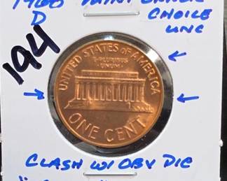 1968-D Lincoln Memorial Cent, UNC