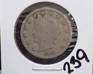 1911 Liberty Head V Nickel