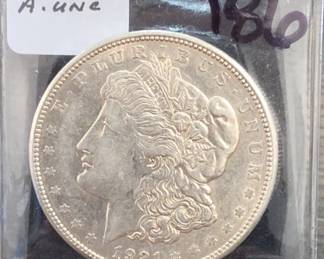 1921-D Morgan Dollar, About UNC