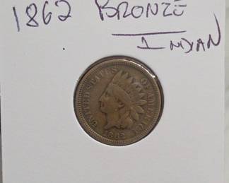 1862 Indian Head Cent
