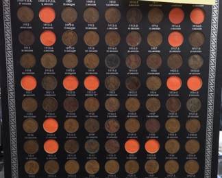 Lincoln Head Cent Collection Starting 1909