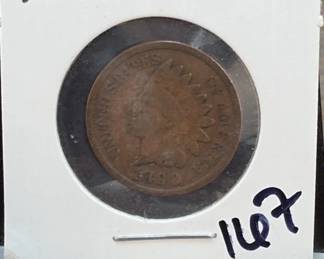 1898 Indian Head Cent, VG
