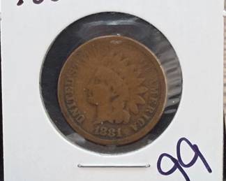 1881 Indian Head Cent