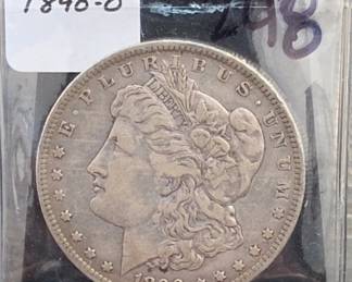 1890-O Morgan Dollar, Silver