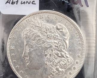 1888 Morgan Dollar, About UNC, Silver