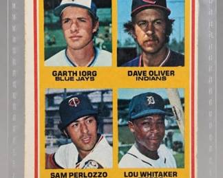 1978 Topps Rookie 2nd Basemen Card