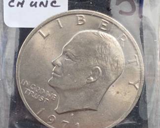 1971-D Eisenhower Dollar, Choice UNC