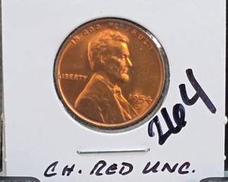 1954-D Lincoln Wheat Cent, UNC