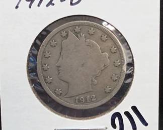 1912-D Liberty Nickel