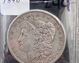 1890 Morgan Dollar, Silver