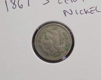 1867 Three-Cent Nickel