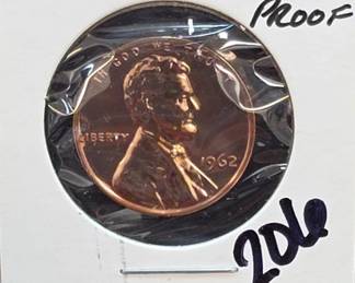 1962 Lincoln Memorial Cent, Gem Proof