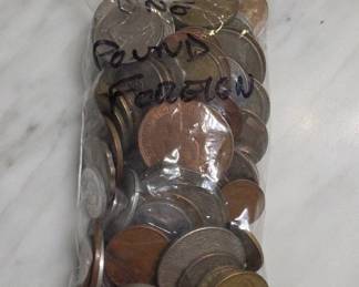 1 Pound Mixed Foreign Coin Group
