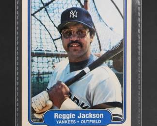 1982 Fleer Reggie Jackson Card