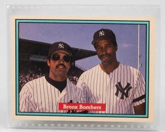 1982 Donruss Dave Winfield and Reggie Jackson