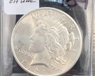 1924 Peace Dollar, Silver
