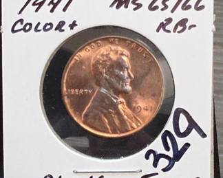1941 Lincoln Wheat Cent, MS65/66